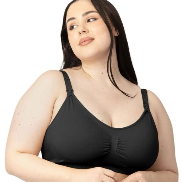 Kindred Bravely Sublime Hands-Free Pumping & Nursing Bra Women's Black Size XL - Picture 13 of 13